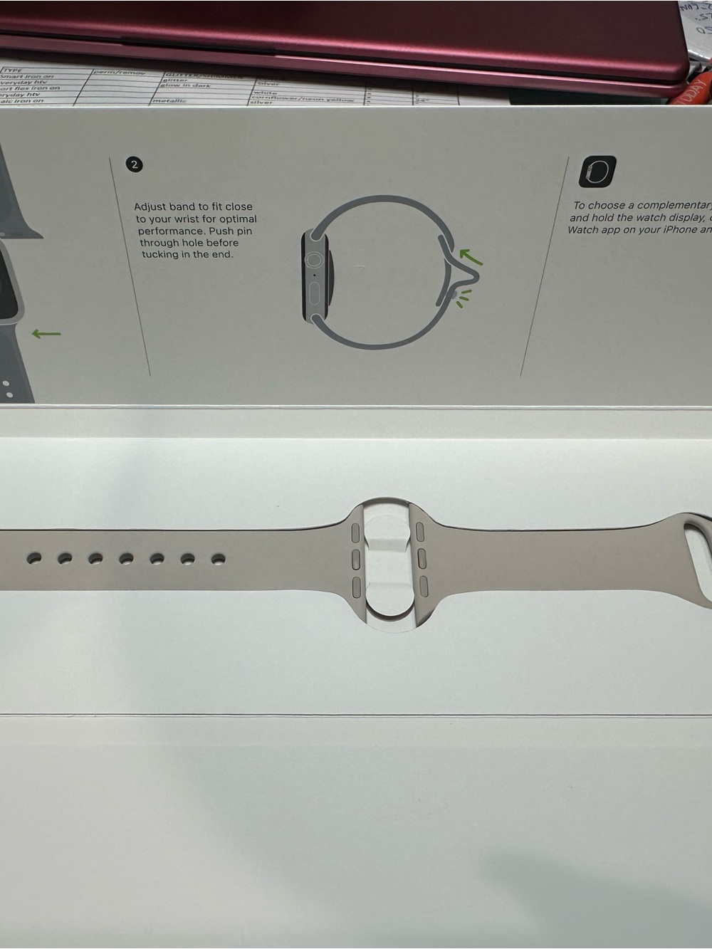 Apple Watch Starlight Sport Band - New in box